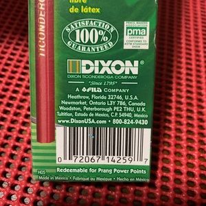 Ticonderoga Red erasable pencils (12) #14259